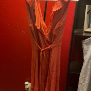 Loft dress coral in color.  Never worn.